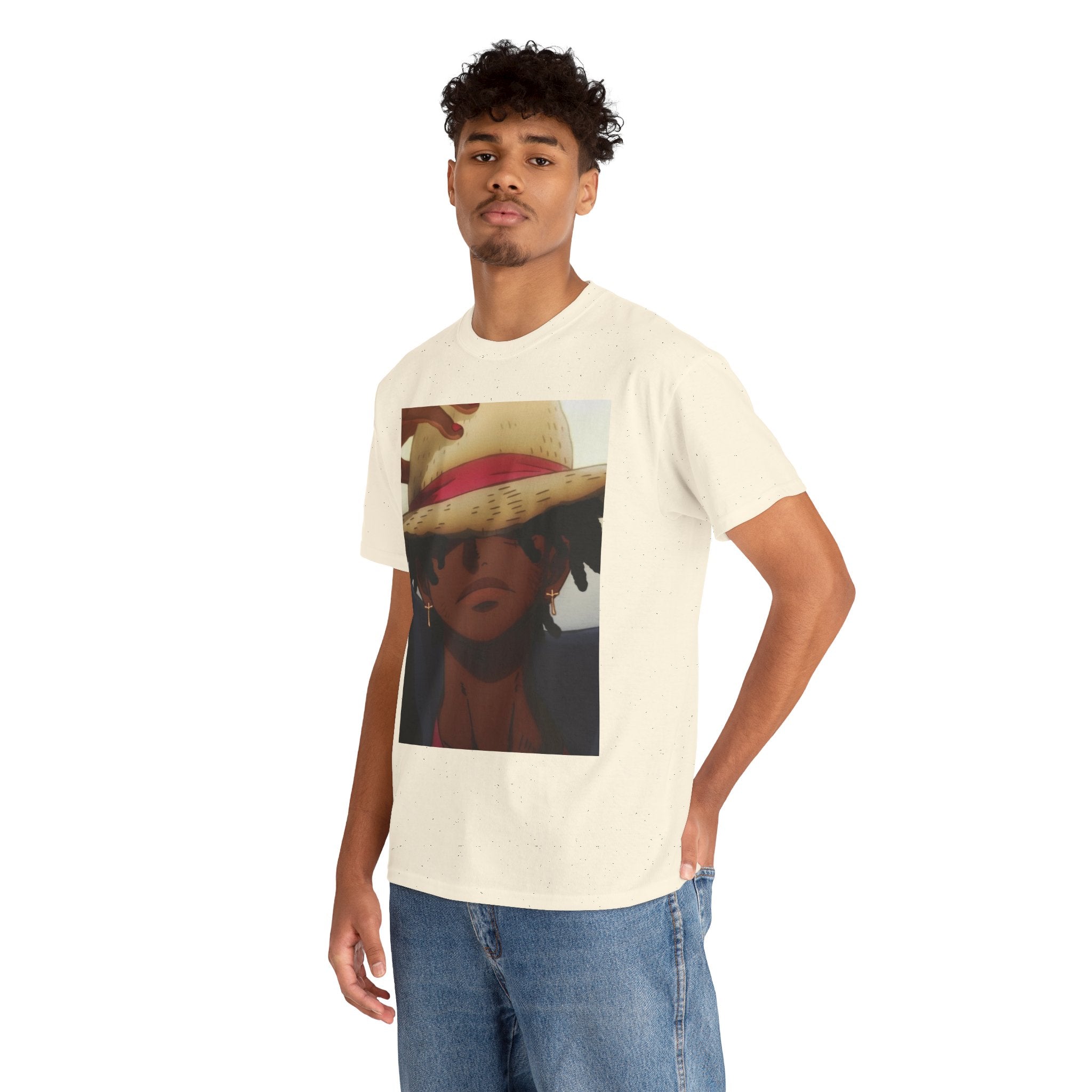 One Piece Luffy Straw Hat T‑Shirt — Anime Pirate Crew Graphic Tee