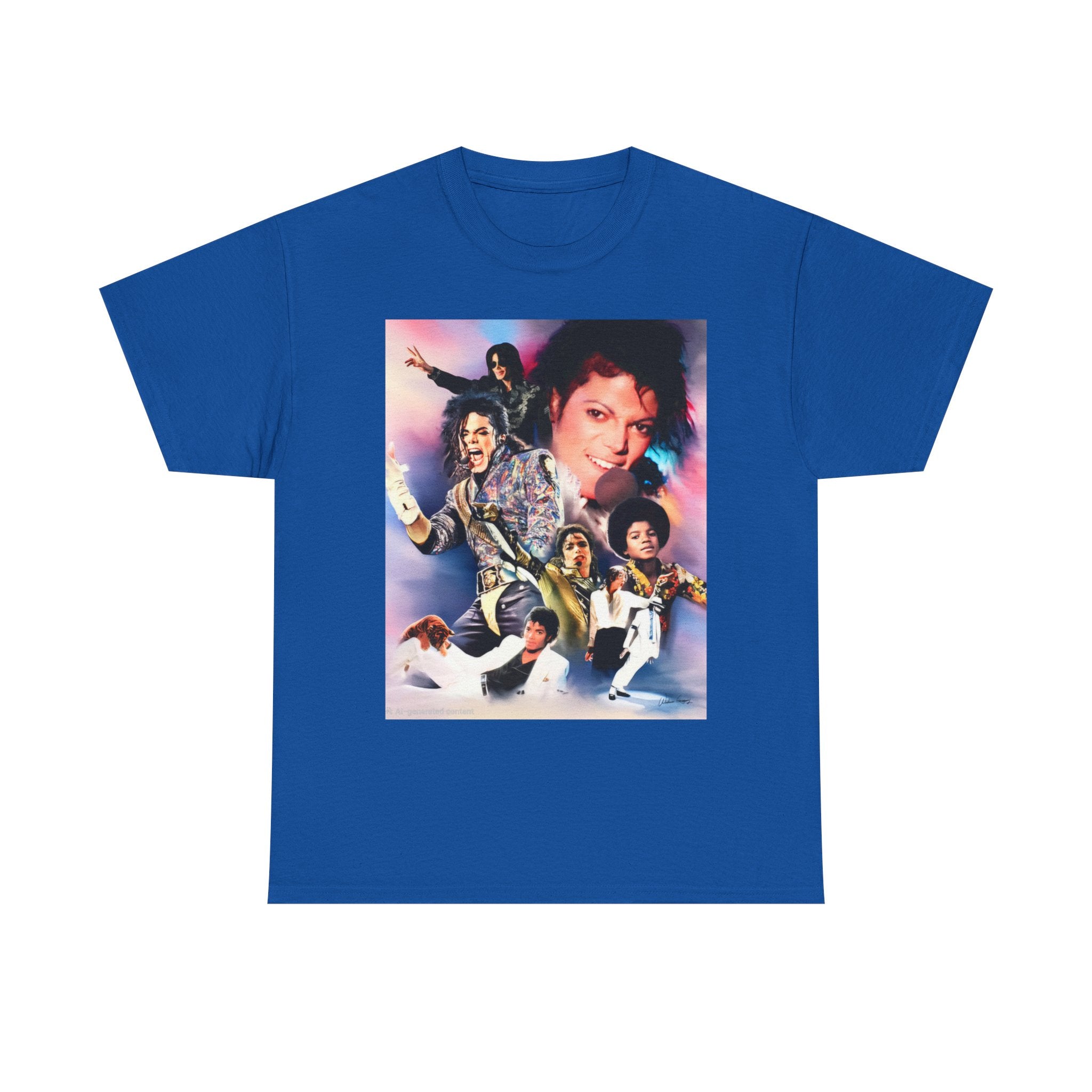 Michael Jackson Tribute Tee — Vintage Pop Collage T-Shirt