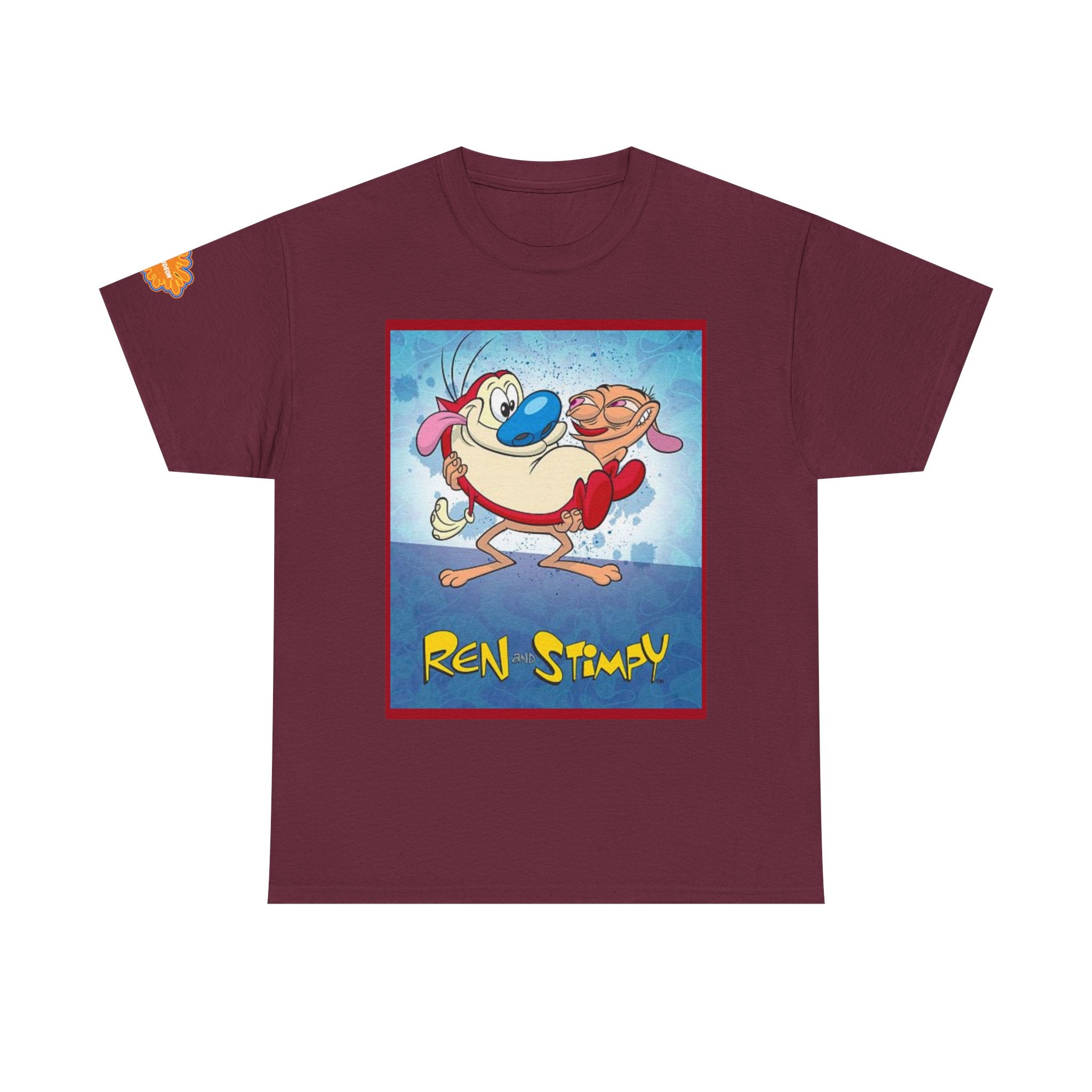 Ren & Stimpy Graphic Tee — Retro Nickelodeon Cartoon T-Shirt