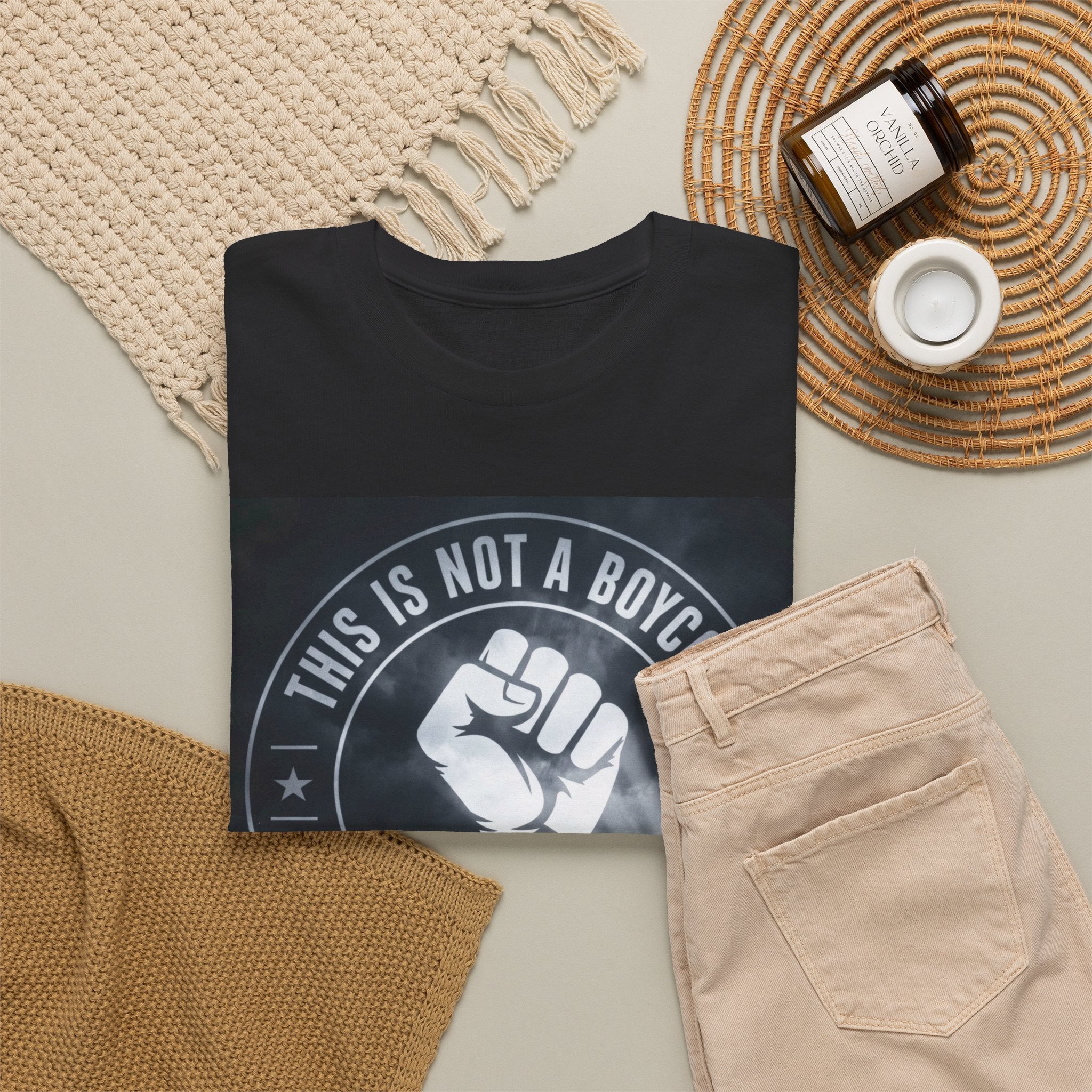 Pro-Union Fist T-Shirt — "This Is Not a Boycott, This Is a Wealth Transfer"