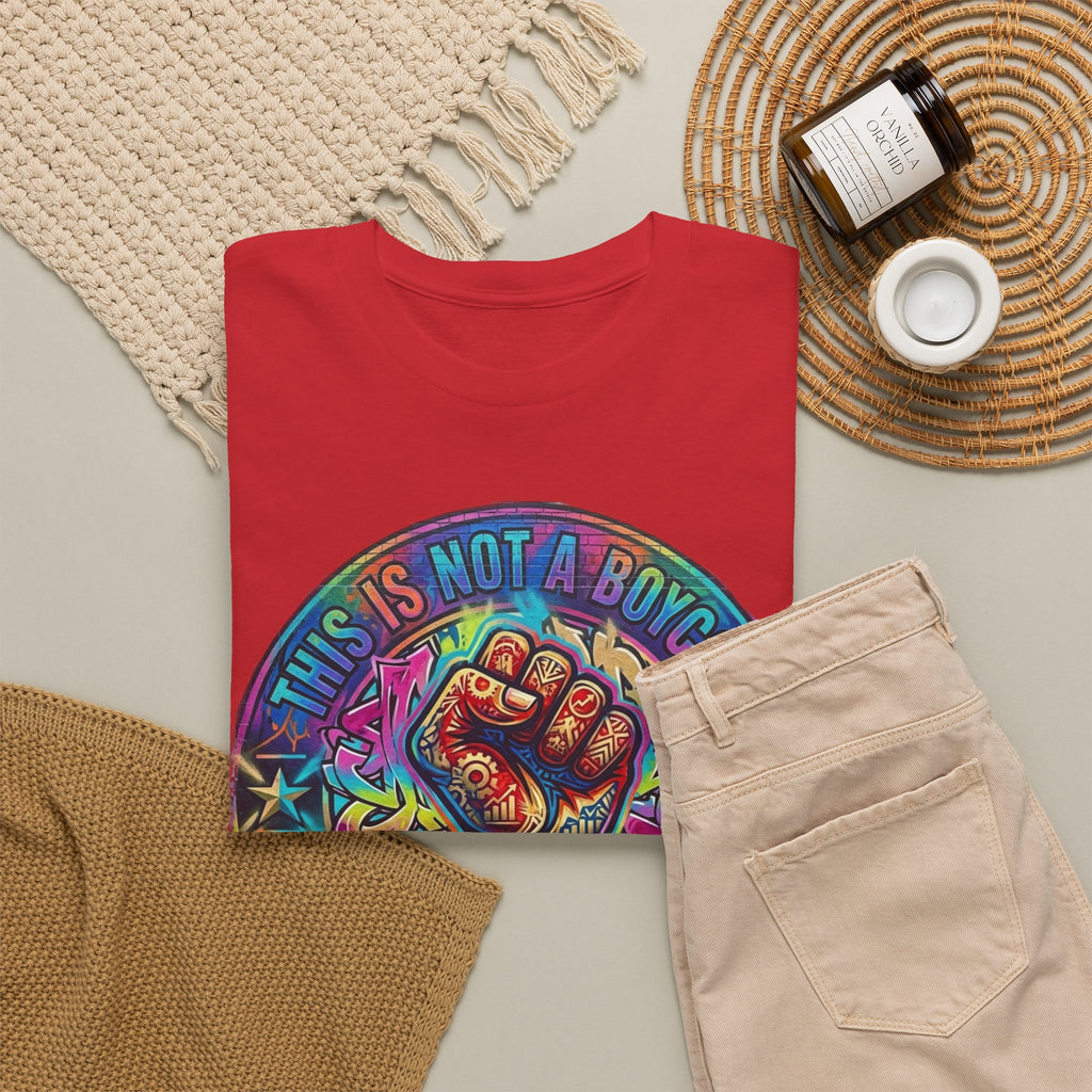Fist of Strength Graphic Tee — “This Is Not A Boycott, This Is A Wealth Transfer”