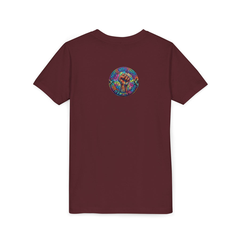Youth Trophy Lightning Tee — Winning Kids' Short Sleeve Shirt with Stars & Confetti