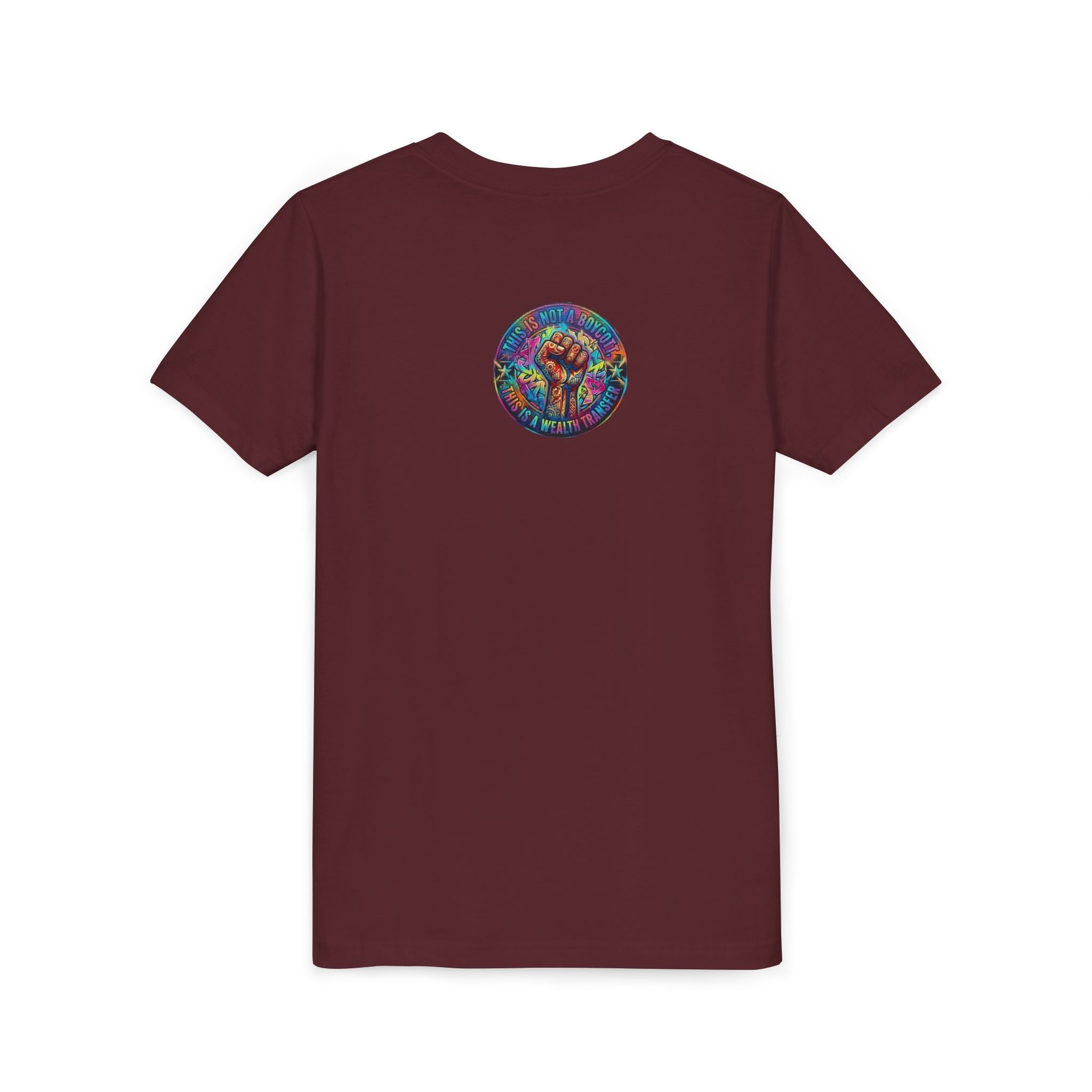 Youth Trophy Lightning Tee — Winning Kids' Short Sleeve Shirt with Stars & Confetti