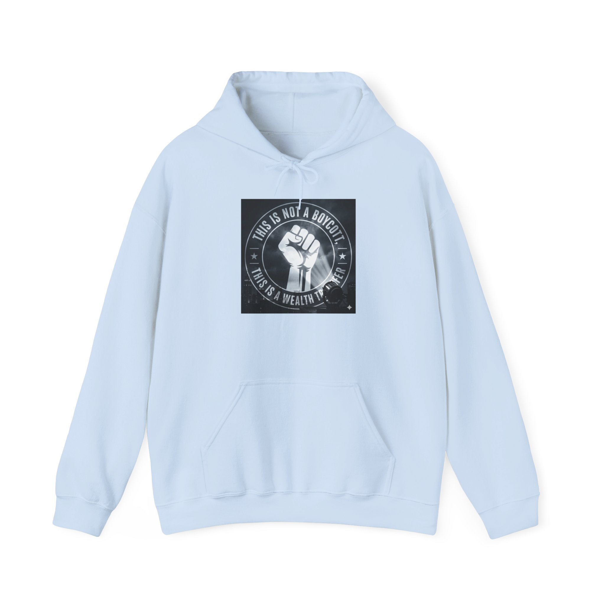 Hoodie — "This Is Not a Moment" Raised Fist Social Justice Pullover