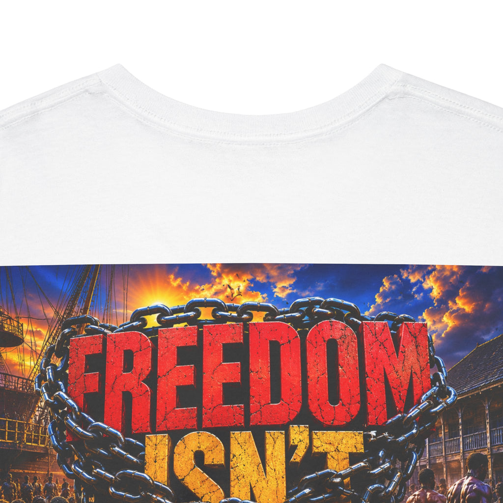 Freedom Isn’t Free Tee — Patriotic Fireworks Soldier Graphic T-Shirt
