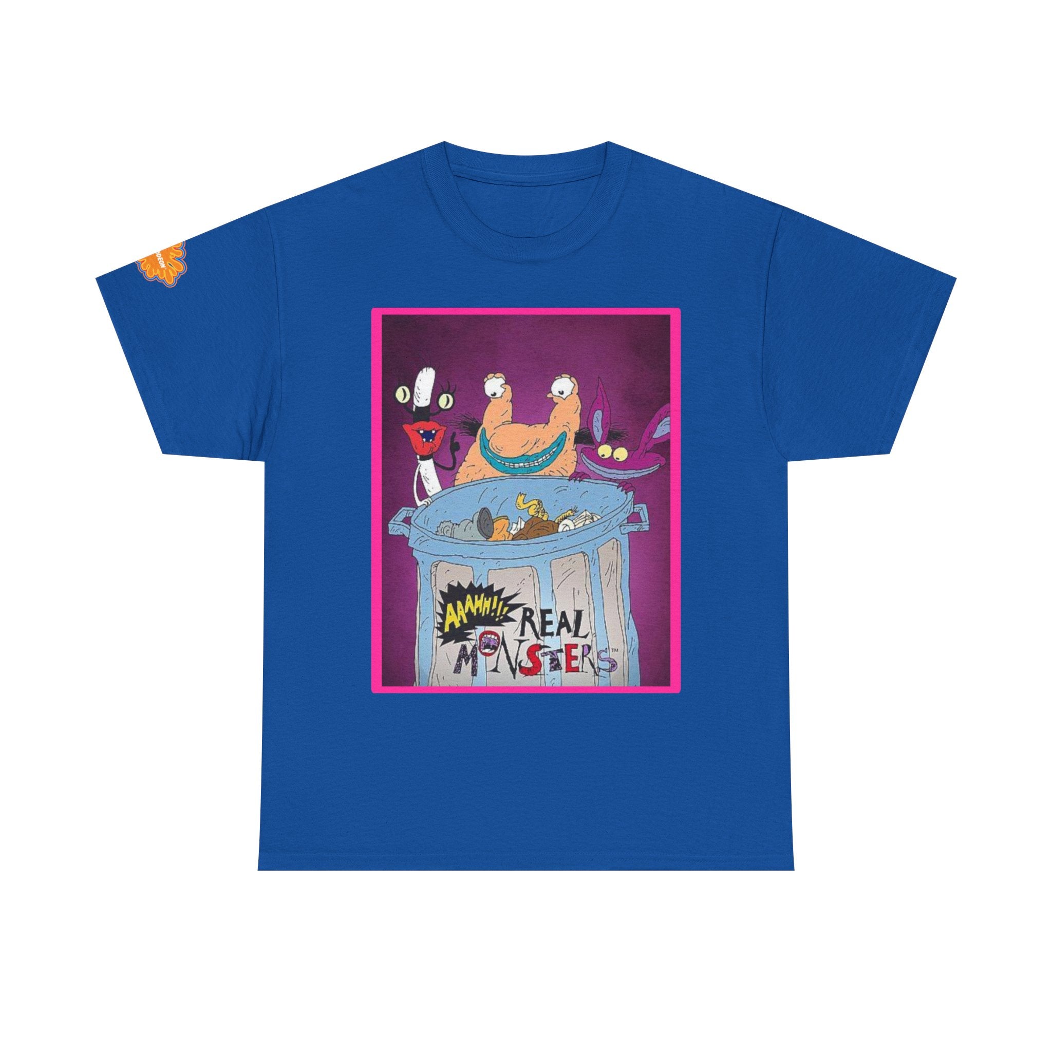 Real Monsters Vintage Cartoon T-Shirt — Nickelodeon Rugrats Crew Tee