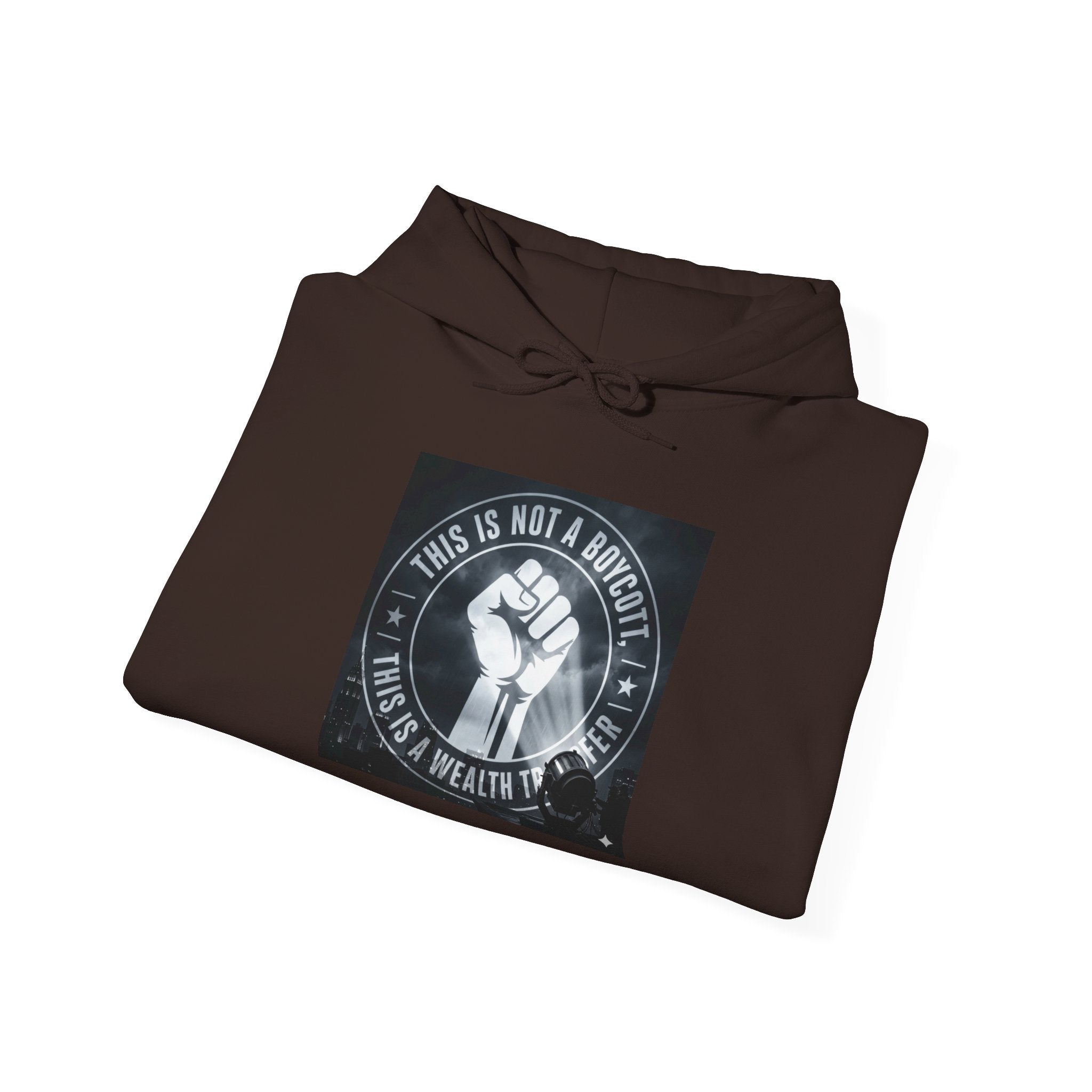 Hoodie — "This Is Not a Moment" Raised Fist Social Justice Pullover