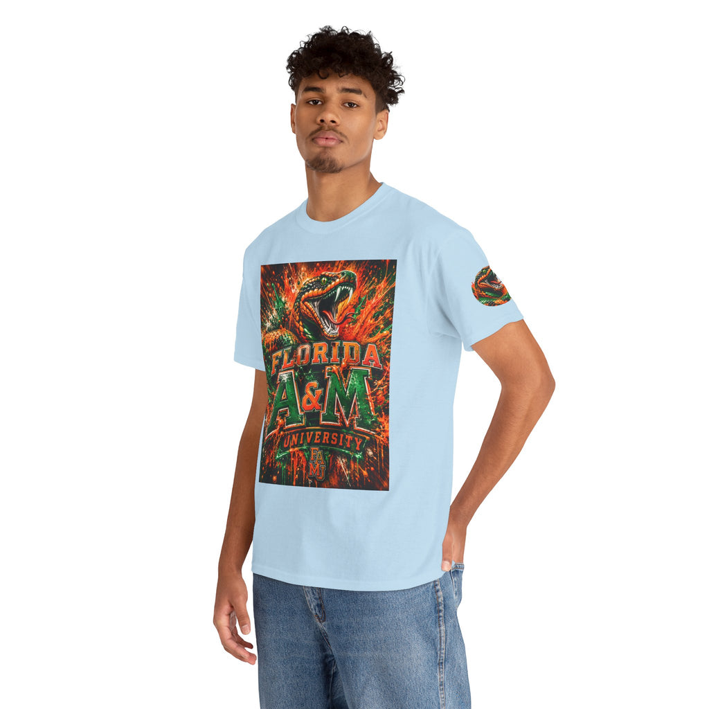 Florida A&M University Rattler Tee — Vintage Snake Mascot College T-Shirt