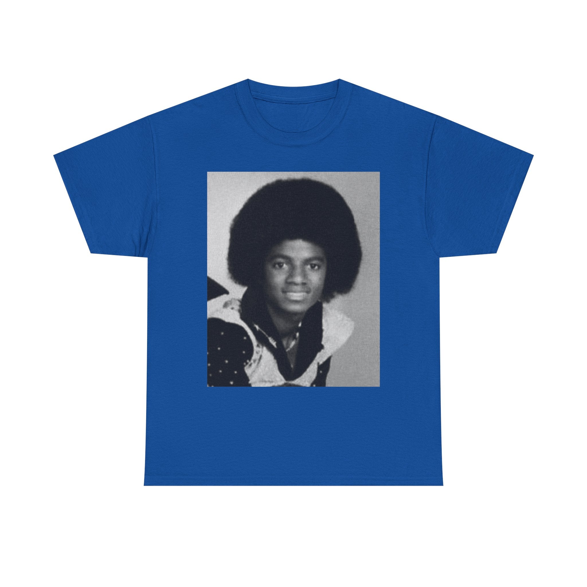 Graphic Tee — Retro Portrait Front with Black Power Fist Back