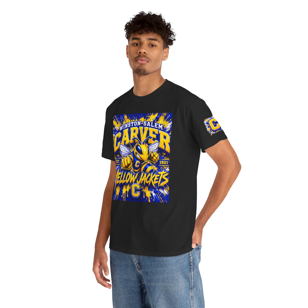 Carver Yellow Jackets T-Shirt — Winston-Salem High School Mascot Tee