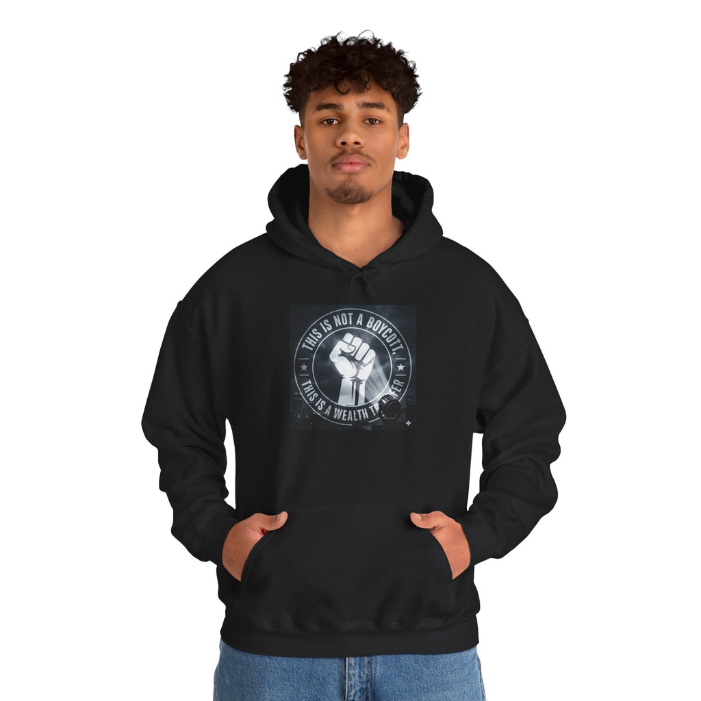 Hoodie — "This Is Not a Moment" Raised Fist Social Justice Pullover