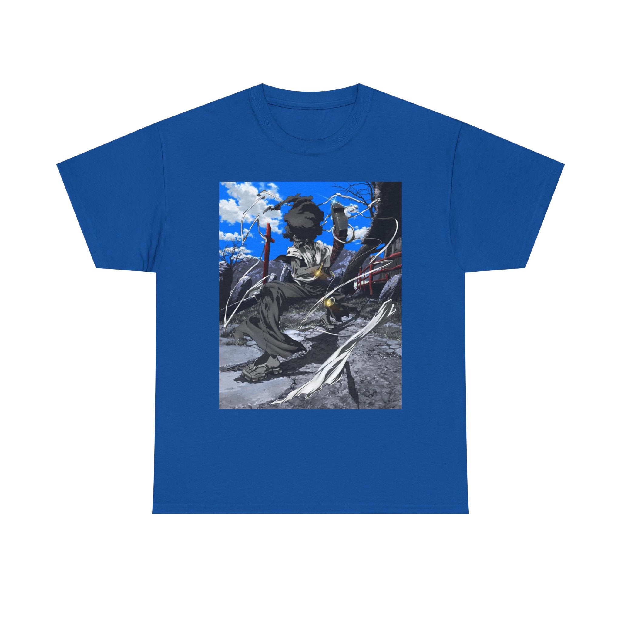 Afro Samurai Graphic Tee — Anime Streetwear T‑Shirt