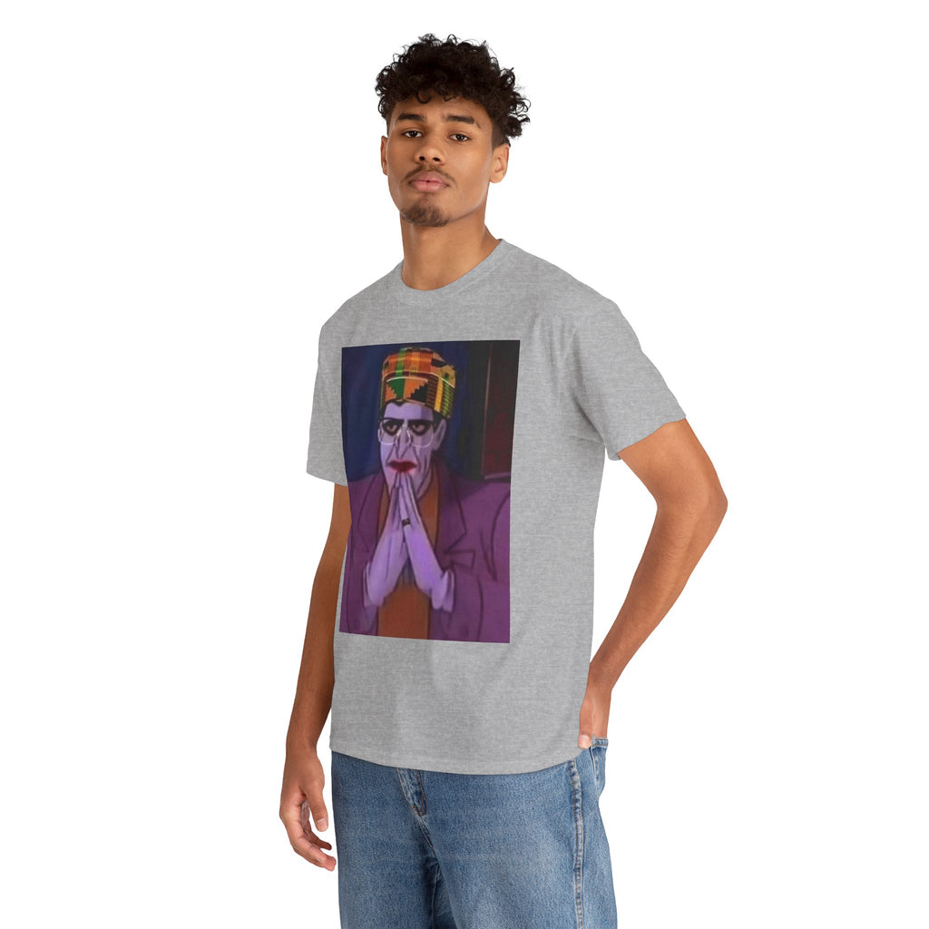 Graphic Tee — Vintage Afrocentric Joker Portrait & Psychedelic Raised Fist Art