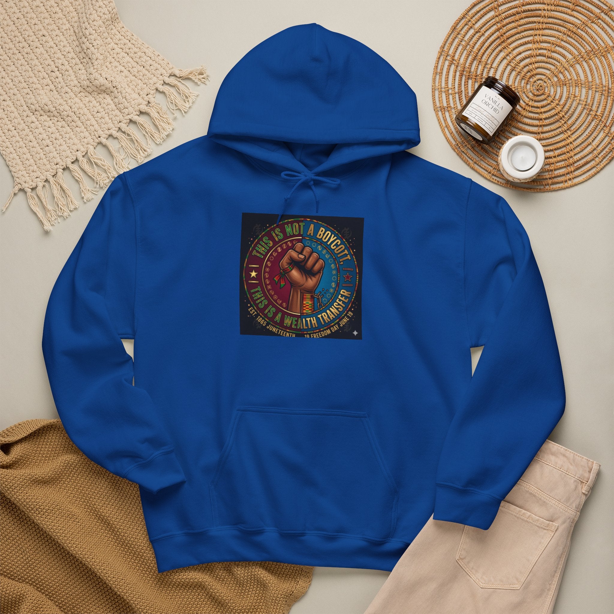 Empowered Unity Hoodie — "We Are a Movement" Fist Graphic Sweatshirt