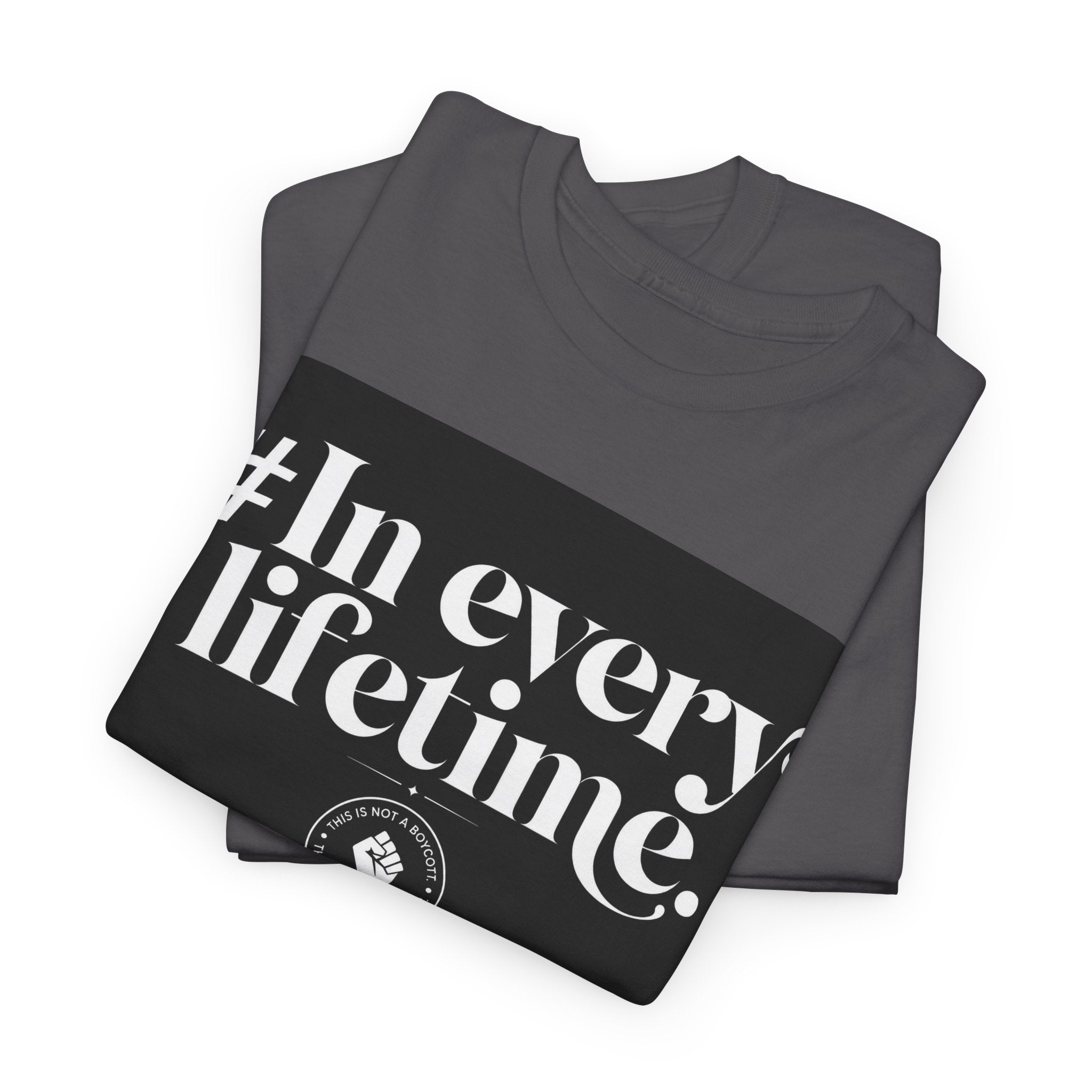 In Every Lifetime Tee — Social Justice Fist Graphic T-Shirt