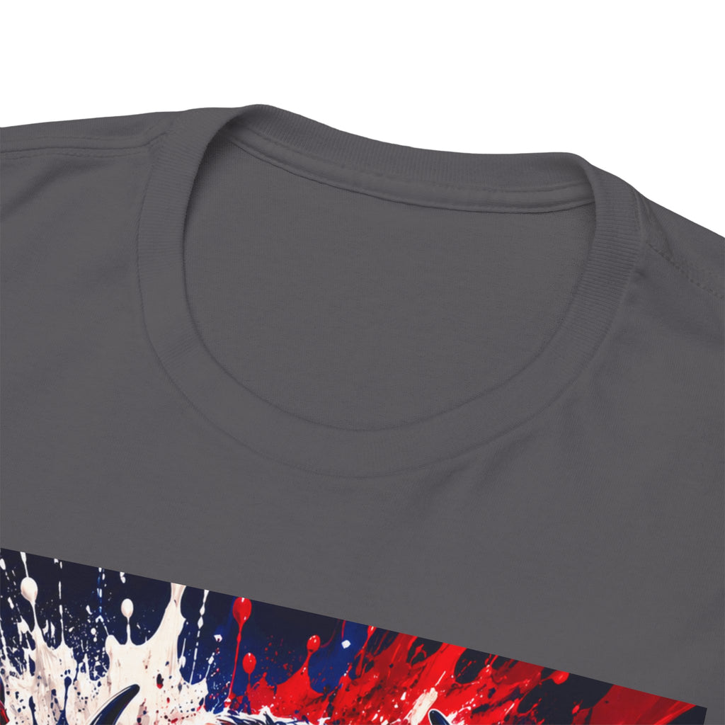 Howard University Buffalo Spirit Tee — HU Bison Red & Blue Campus Shirt