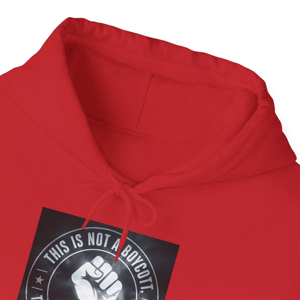 Hoodie — "This Is Not a Moment" Raised Fist Social Justice Pullover