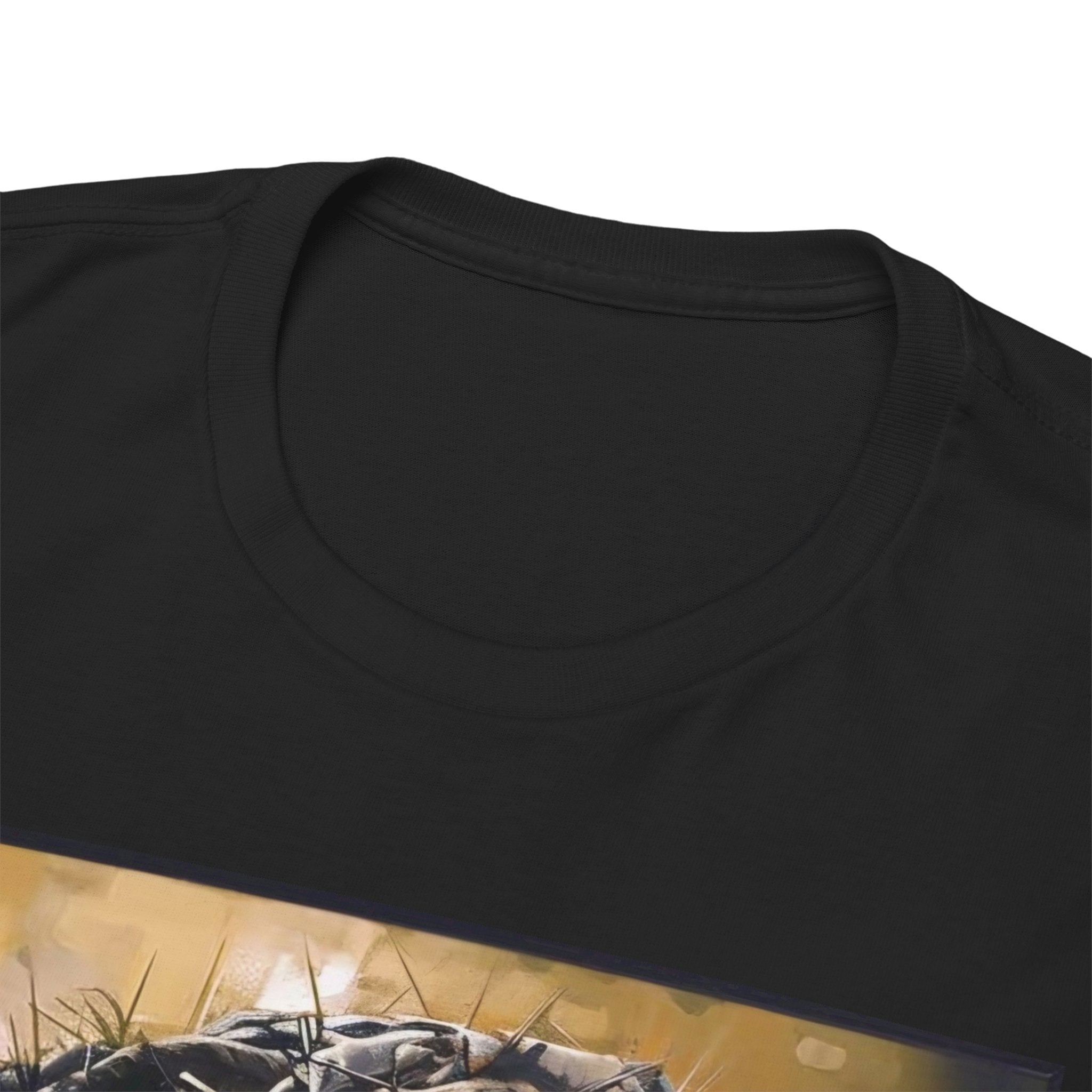 Jesus Portrait Tee with 'This Is Not A Boycott — This Is A Wealth Transfer' Back Emblem