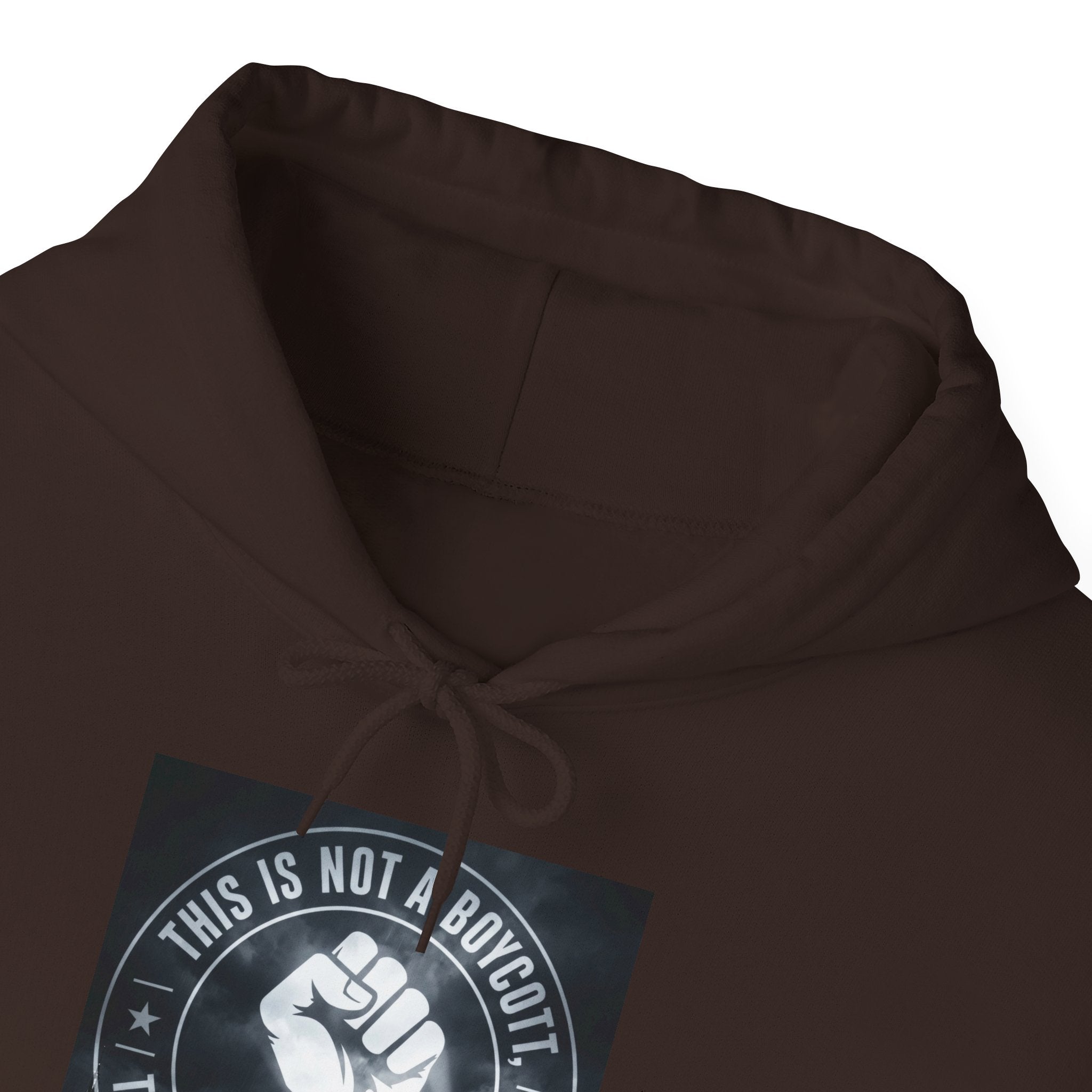 Hoodie — "This Is Not a Moment" Raised Fist Social Justice Pullover