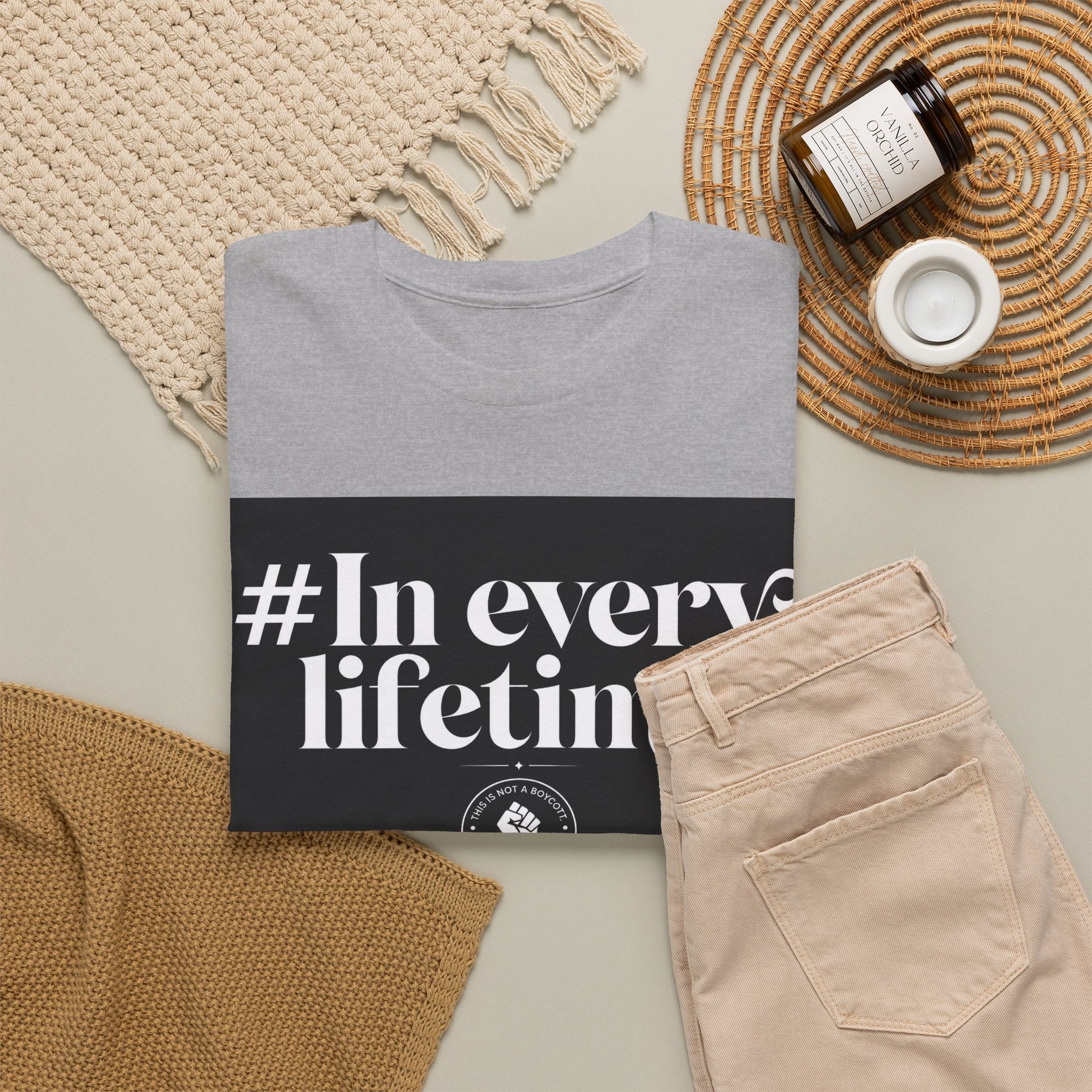 In Every Lifetime Tee — Social Justice Fist Graphic T-Shirt