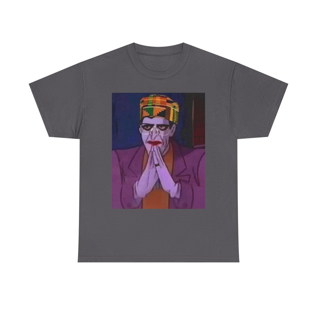 Graphic Tee — Vintage Afrocentric Joker Portrait & Psychedelic Raised Fist Art