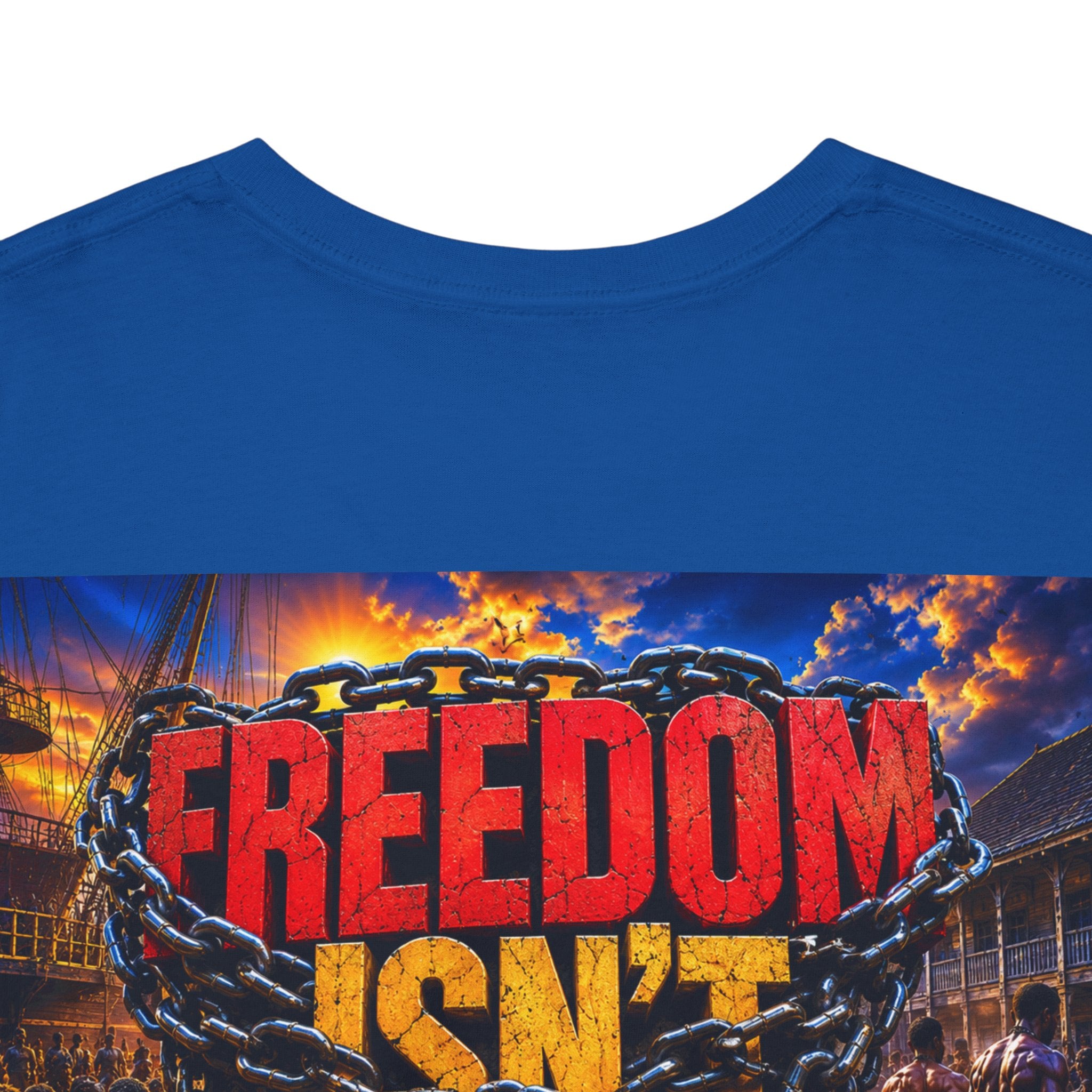 Freedom Isn’t Free Tee — Patriotic Fireworks Soldier Graphic T-Shirt