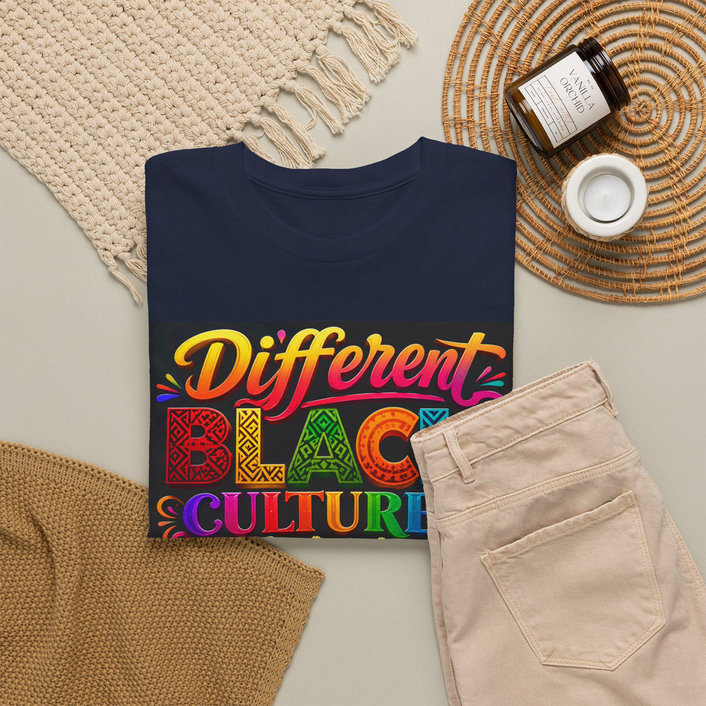 T-Shirt — Different Black Cultures, Same Black Skin Graphic Tee (Black History & Unity)