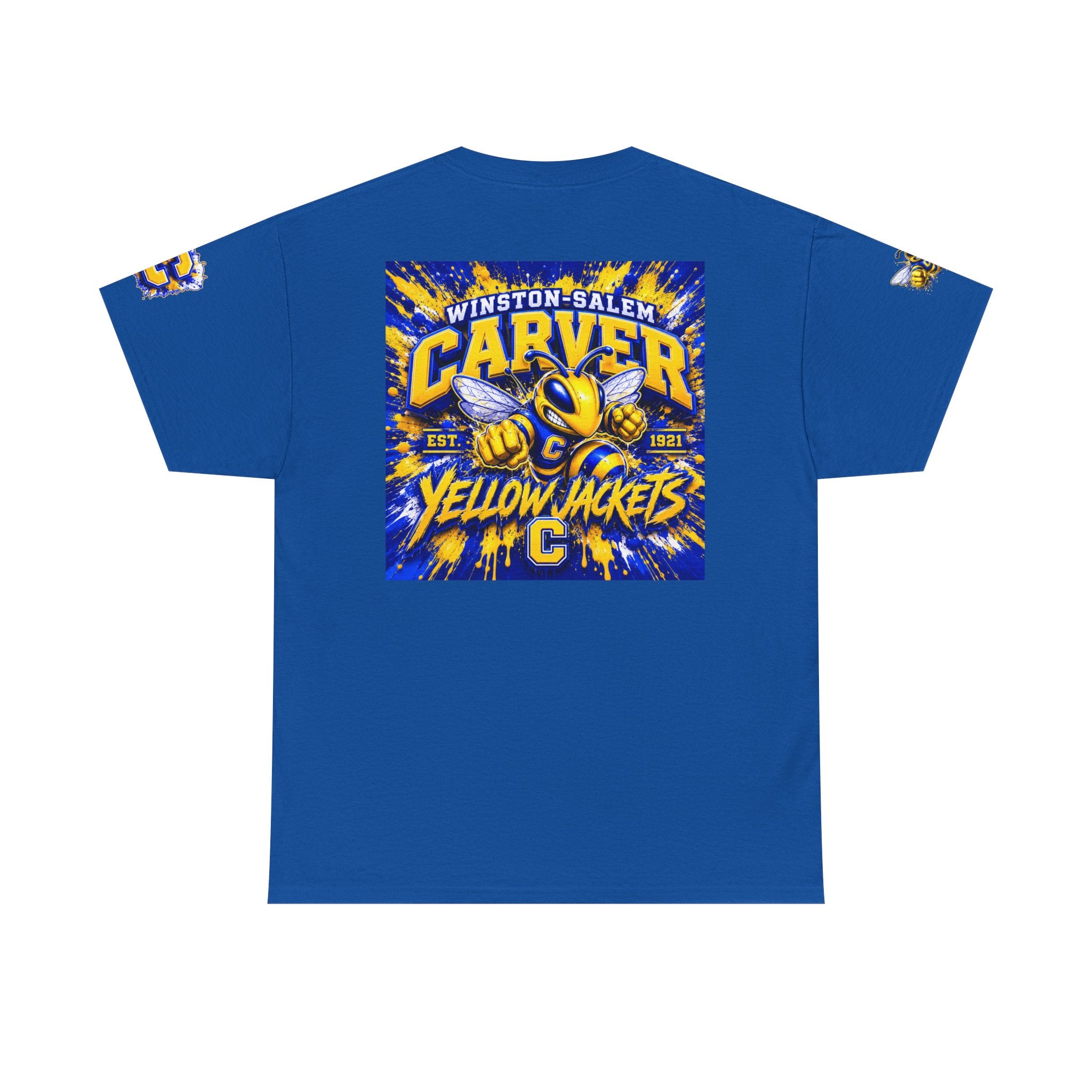 Carver Yellow Jackets Graphic T‑Shirt — Winston‑Salem School Spirit Tee