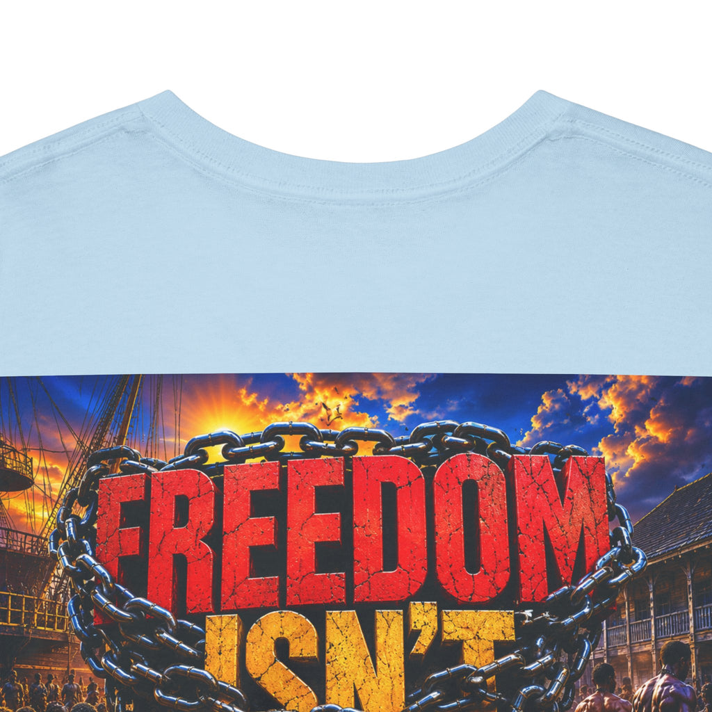 Freedom Isn’t Free Tee — Patriotic Fireworks Soldier Graphic T-Shirt