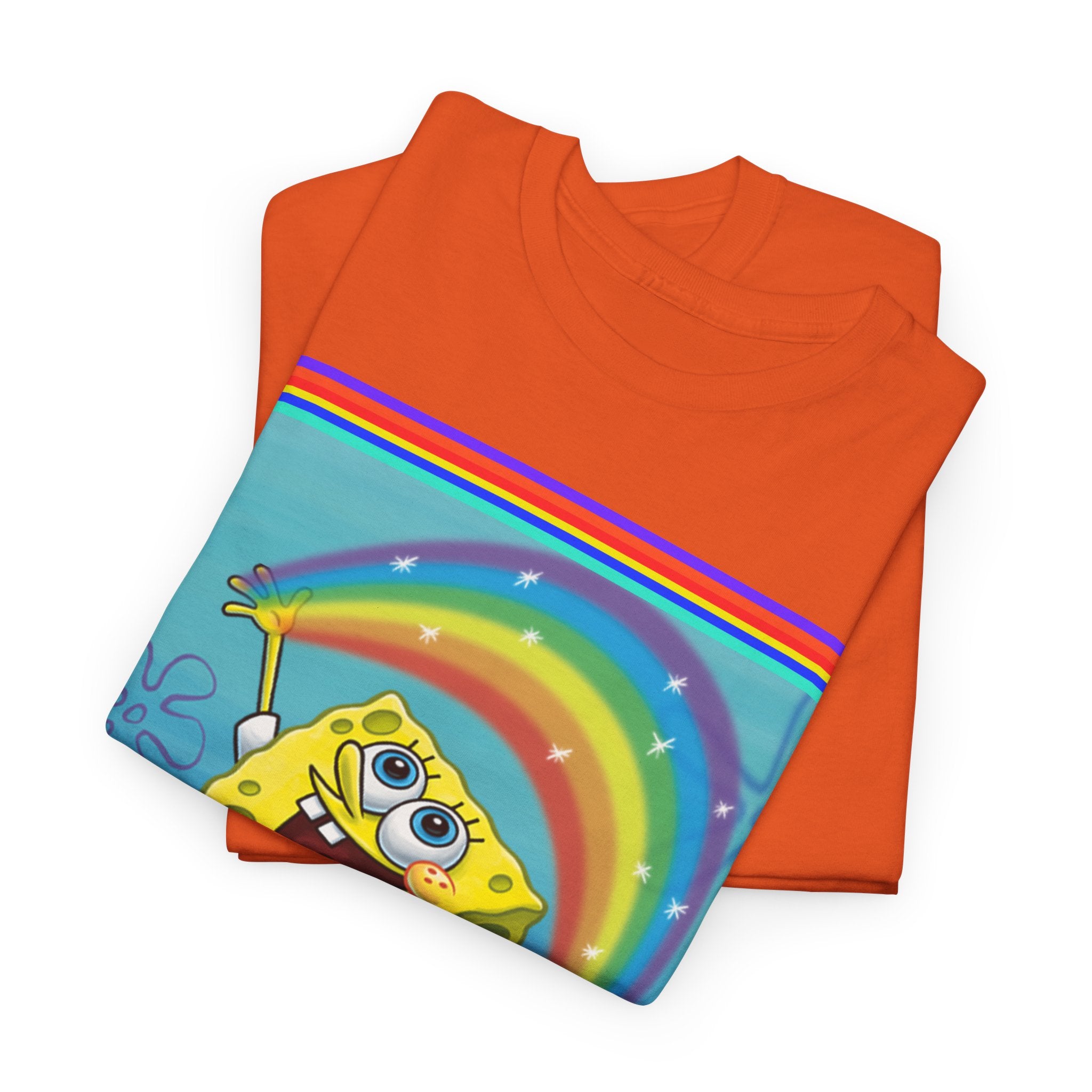 SpongeBob Rainbow SquarePants T-Shirt — Nickelodeon Graphic Tee
