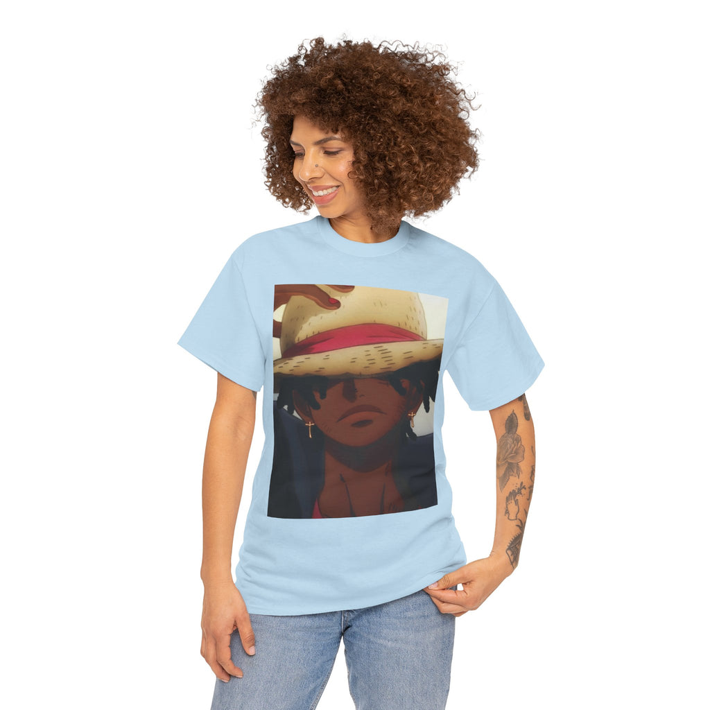 One Piece Luffy Straw Hat T‑Shirt — Anime Pirate Crew Graphic Tee