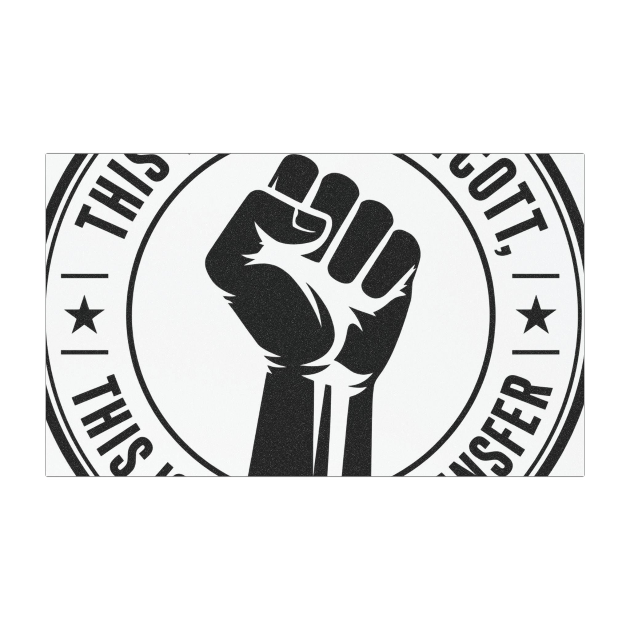 Copy of Solidarity Community Car Magnet — Dollar Bill Fist Design