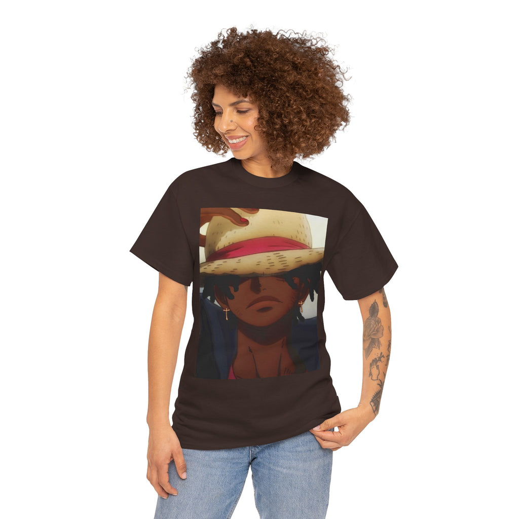 One Piece Luffy Straw Hat T‑Shirt — Anime Pirate Crew Graphic Tee