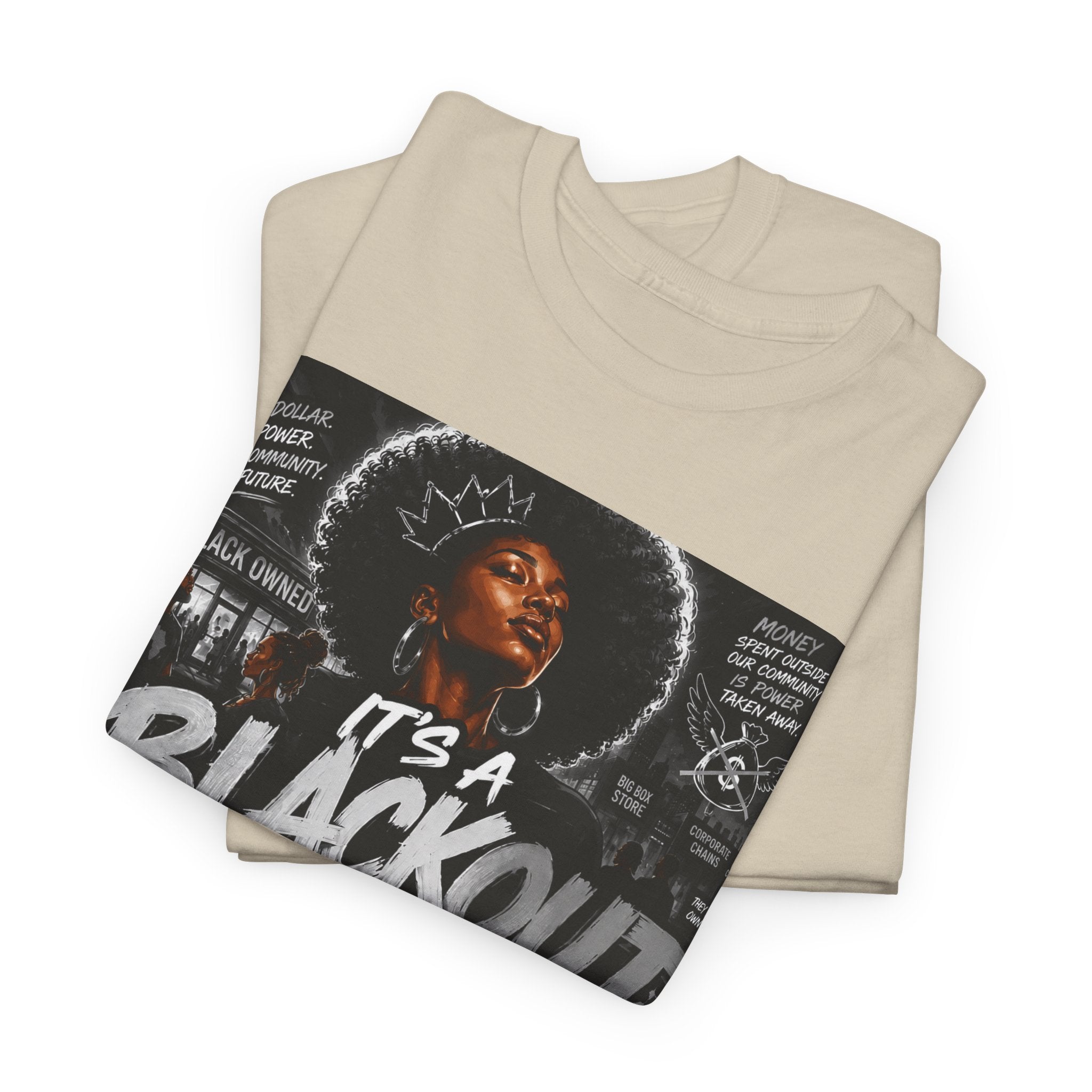 Blackout Protest T-Shirt — "It's a Blackout" Social Justice Tee