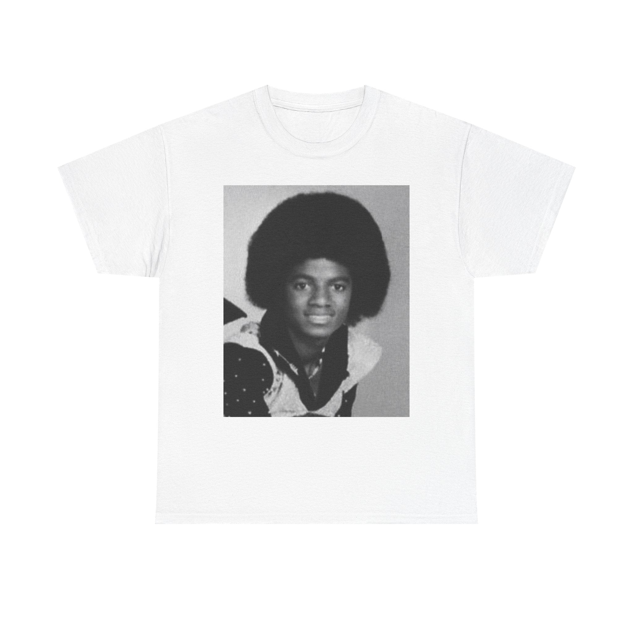 Graphic Tee — Retro Portrait Front with Black Power Fist Back