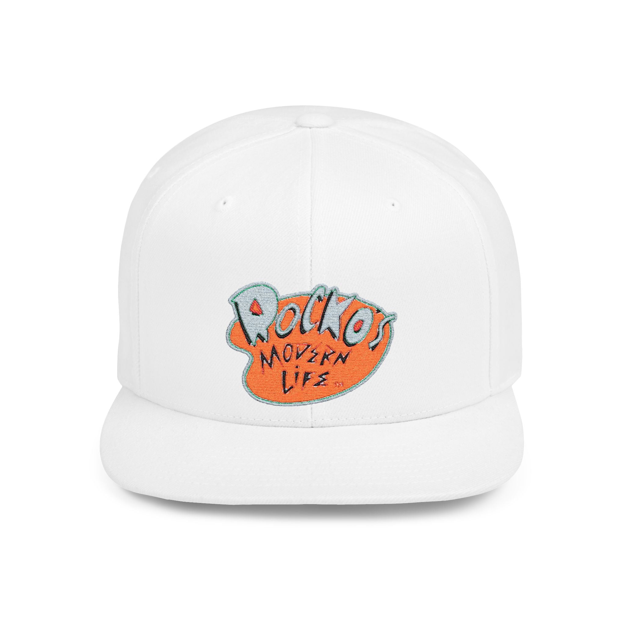 Snapback Hat — Polka Nutter Vibe Embroidered Flat-Bill Cap