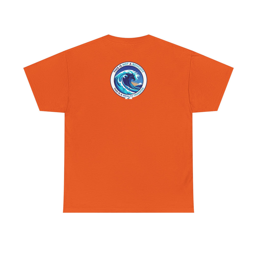 T-Shirt — Coastal Wave Graphic Tee (Ocean Sunset Wave Art)