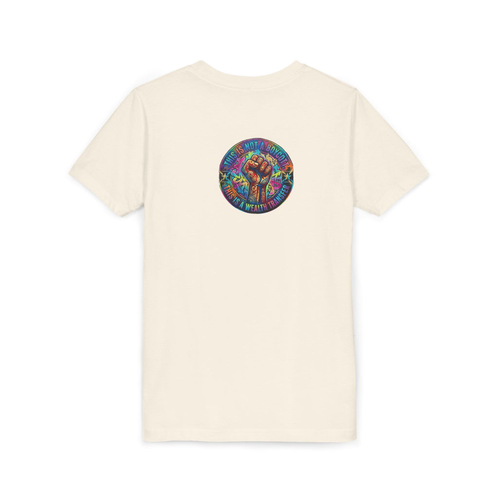Retro Pixel Explosion Youth Tee — Smiling Avatar, Hearts, Gems & Controllers