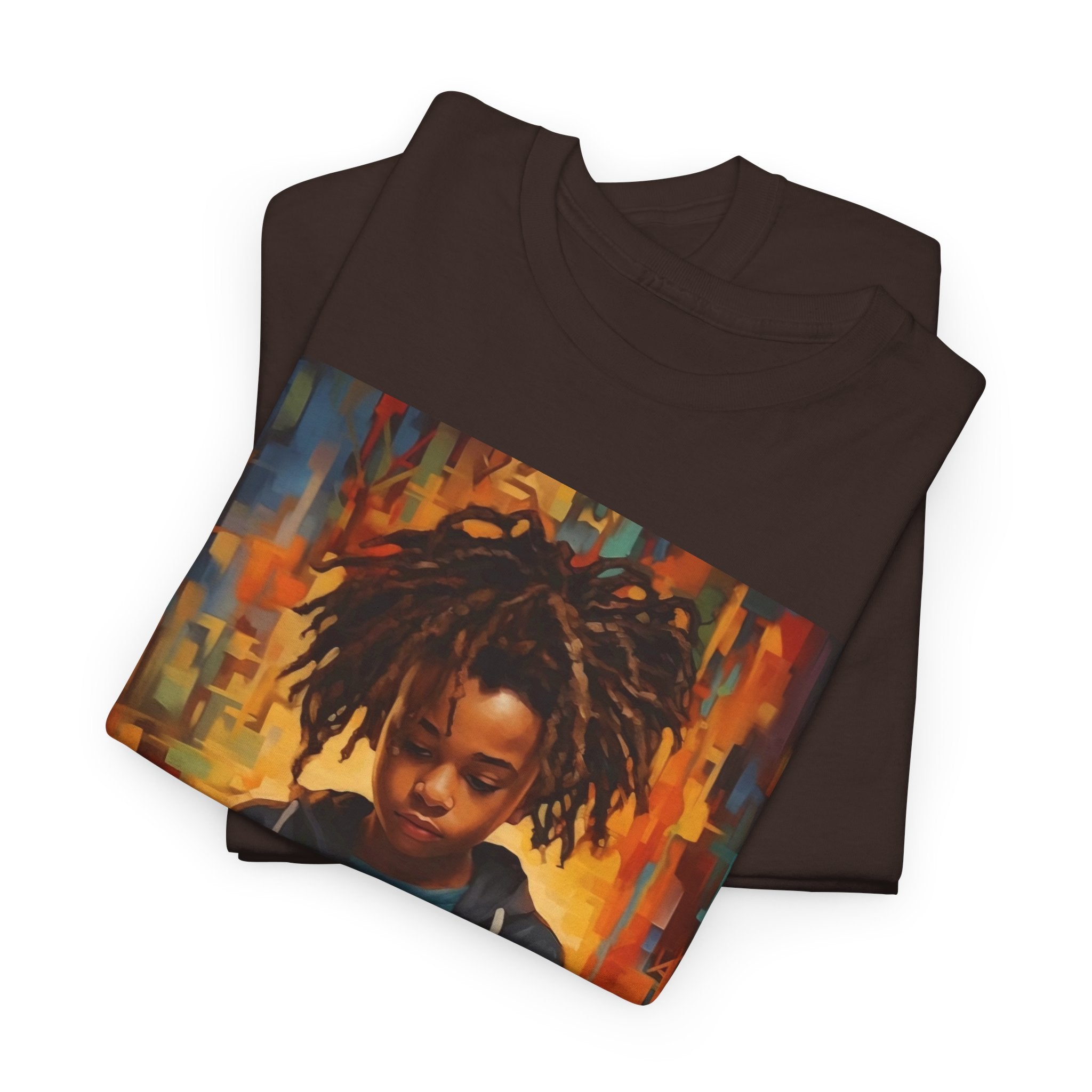 Graphic Tee — 'This Is Not A Boycott, This Is A Wealth Transfer' Back Print with Reading Child Artwork