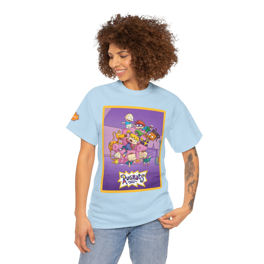 Rugrats Character Collage Tee — Retro Nickelodeon Kids Cartoon T-Shirt