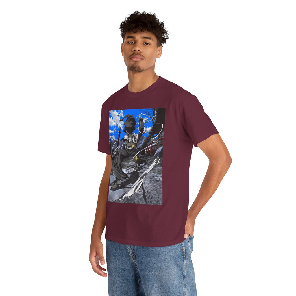 Afro Samurai Graphic Tee — Anime Streetwear T‑Shirt