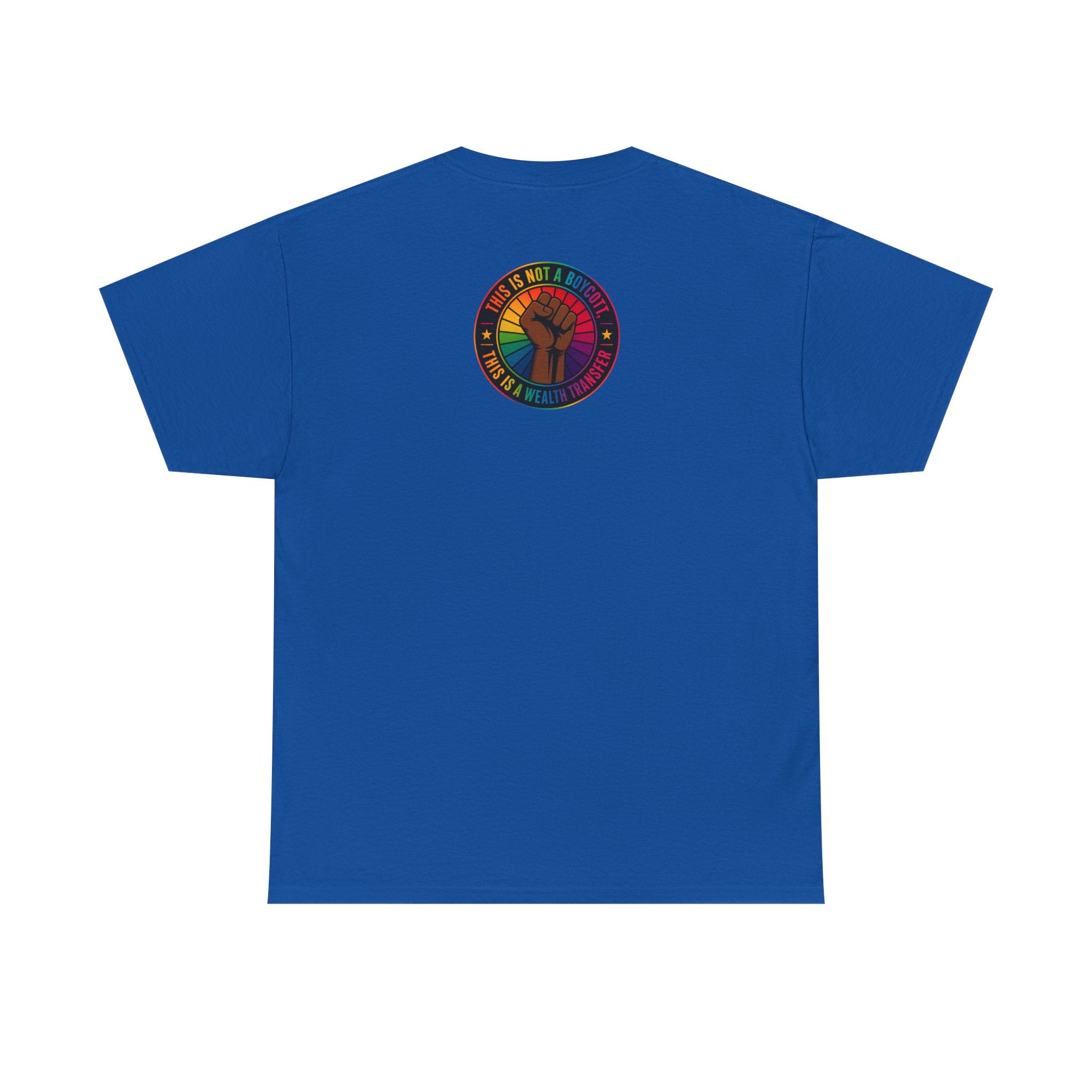 Blackout Graphic Tee — Urban Comic Poster Design with Back Fist Logo