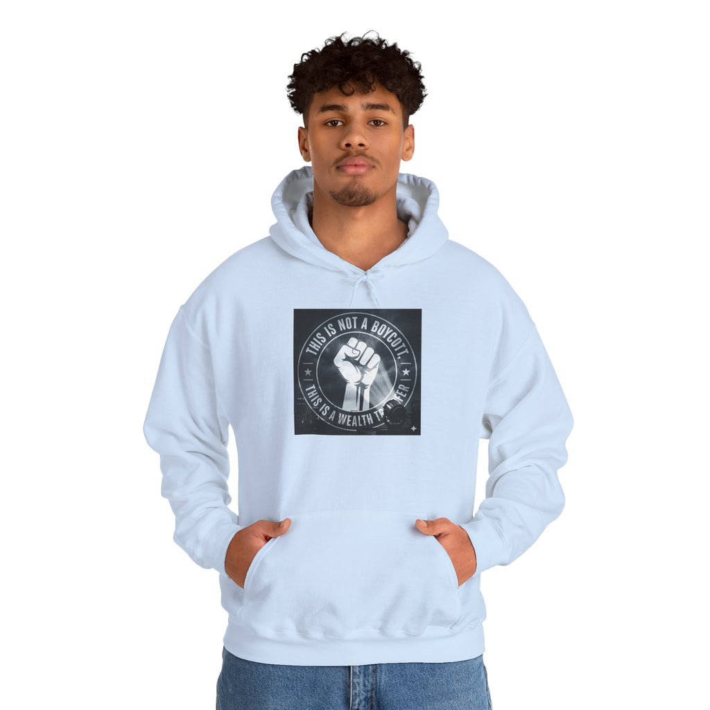 Hoodie — "This Is Not a Moment" Raised Fist Social Justice Pullover