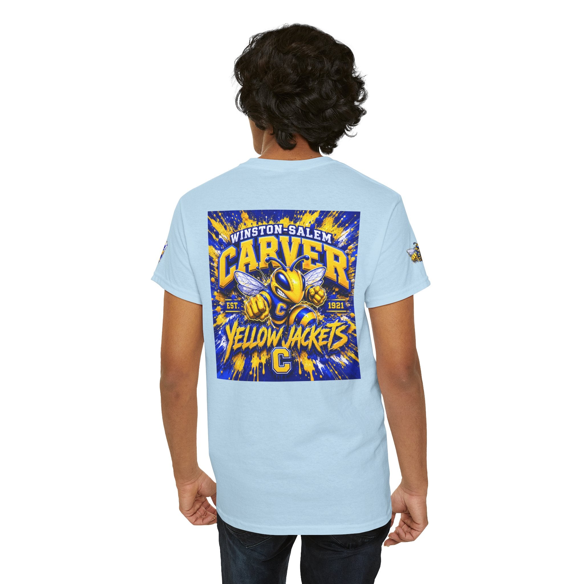 Carver Yellow Jackets Graphic T‑Shirt — Winston‑Salem School Spirit Tee