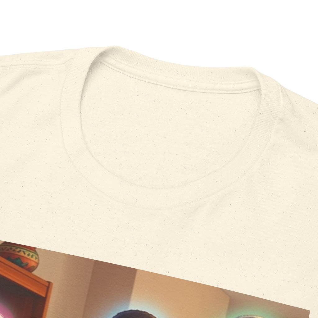 Black Family Study Night T-Shirt — Inspirational Afrofuturist Classroom Artwork