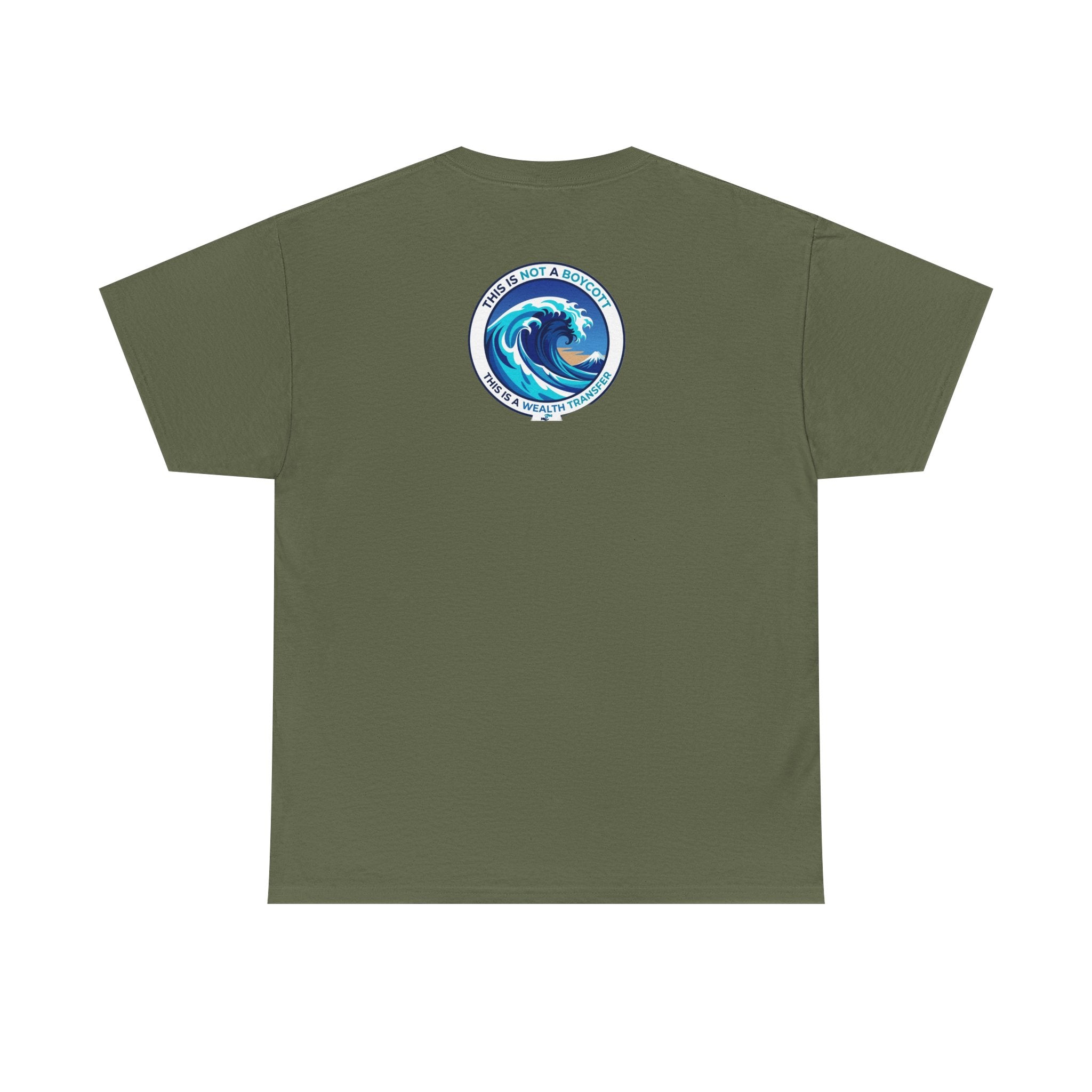 T-Shirt — Coastal Wave Graphic Tee (Ocean Sunset Wave Art)