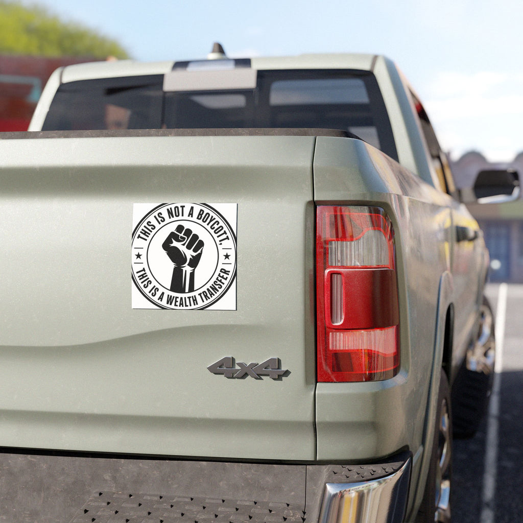 Copy of Solidarity Community Car Magnet — Dollar Bill Fist Design