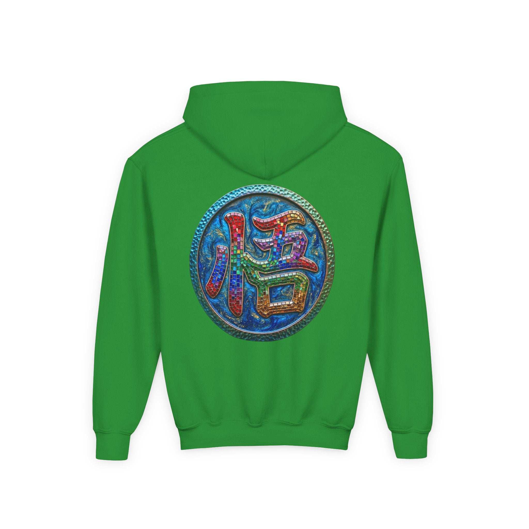 Dragon Boy Hoodie — Goku Cartoon Emblem Youth Hooded Sweatshirt