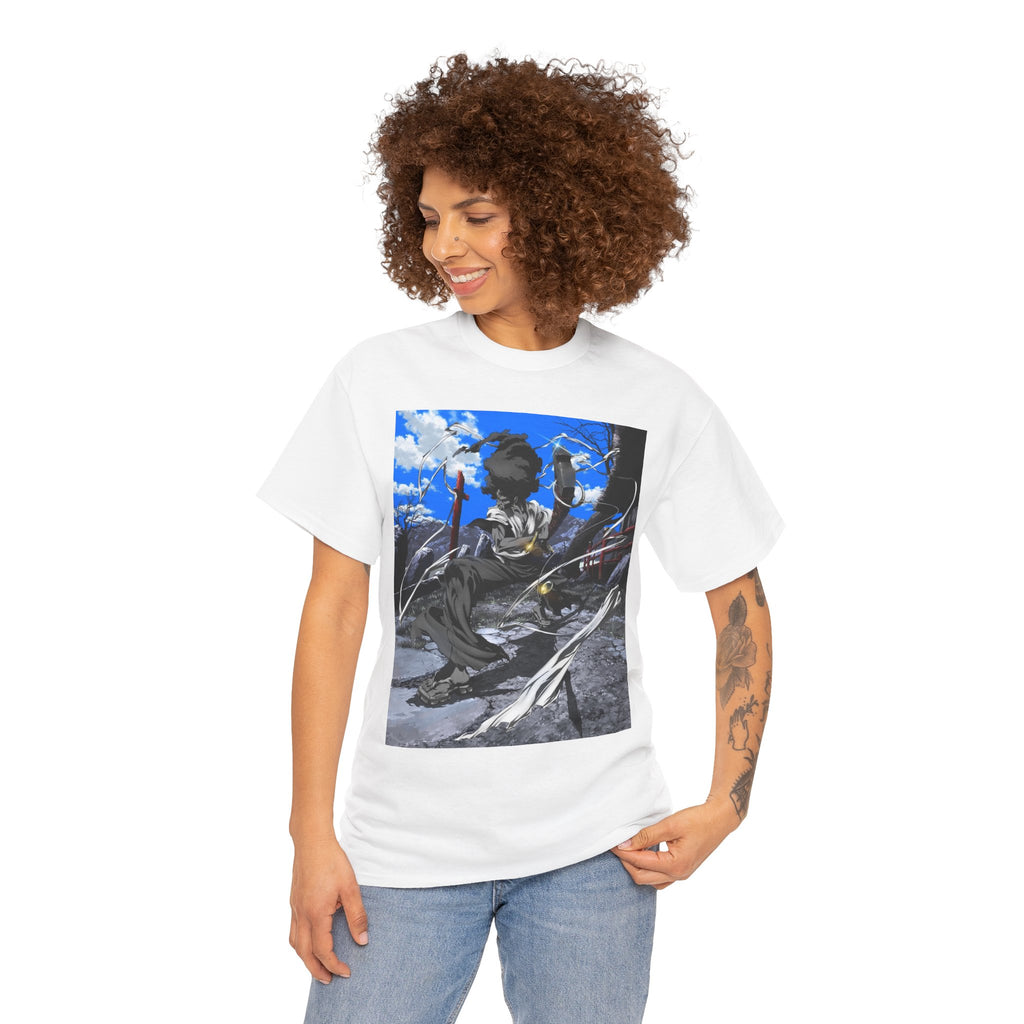 Afro Samurai Graphic Tee — Anime Streetwear T‑Shirt