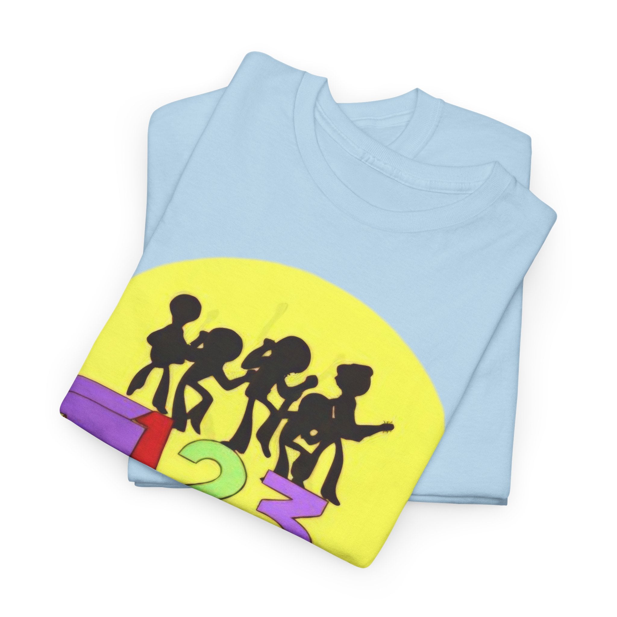 ABC 123 Kids Music Tee — Colorful Educational Rhythm Shirt